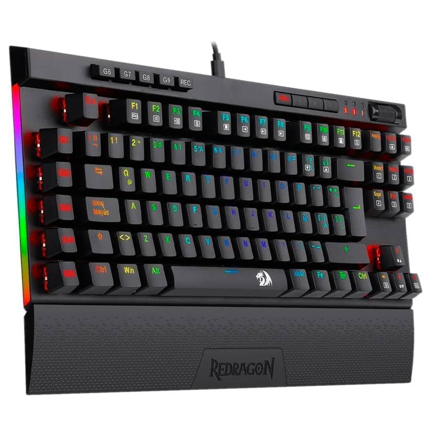 Teclado Mecanico Redragon Magic-Wand Pro Rgb Negro Switch Red